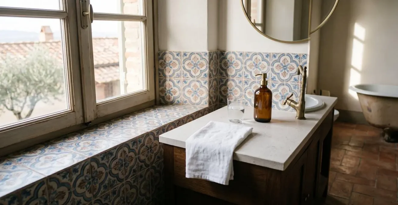 Routine minimalista del mattino prima della pulizia viso professionale