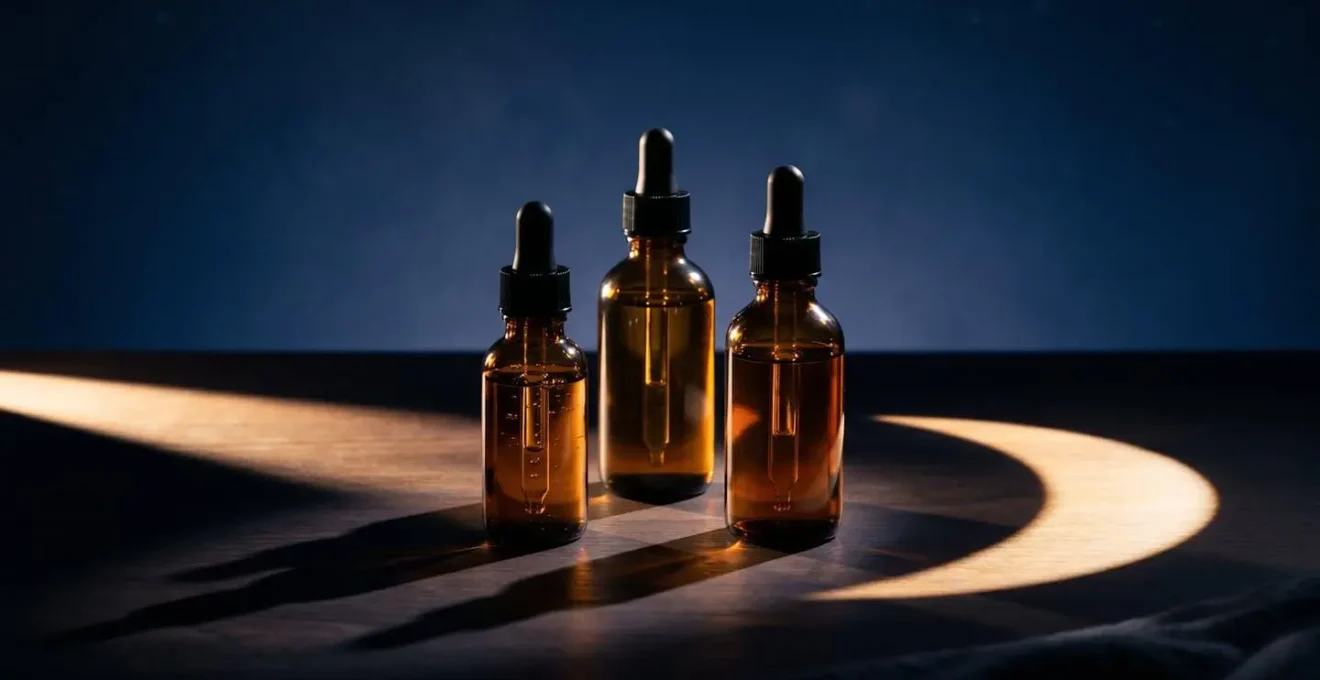 Ambientazione serale per routine skincare con attivi notturni